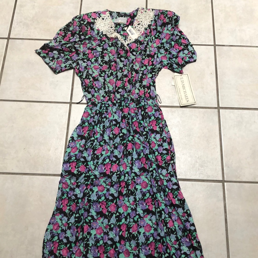 NWT Vintage Floral Dress